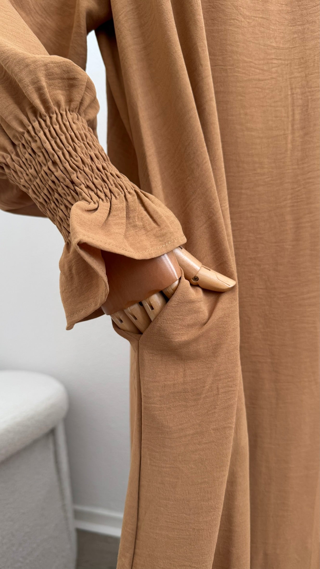 Abaya Jazz - Coffee with milk - Gamila Muslimah