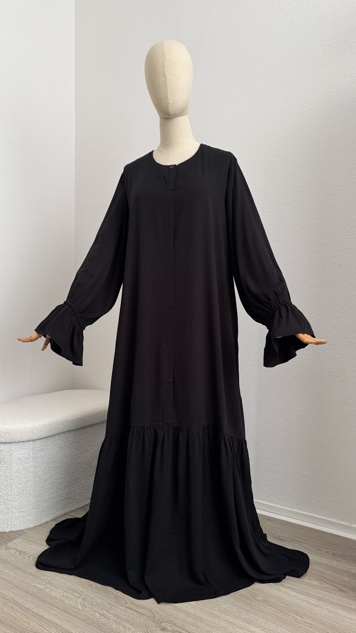 black dress muslimah Elegant Viscose Abaya Black Inspire your little casualcollabscollection Color:Orange Coral Jovani 39957 Fitted Long