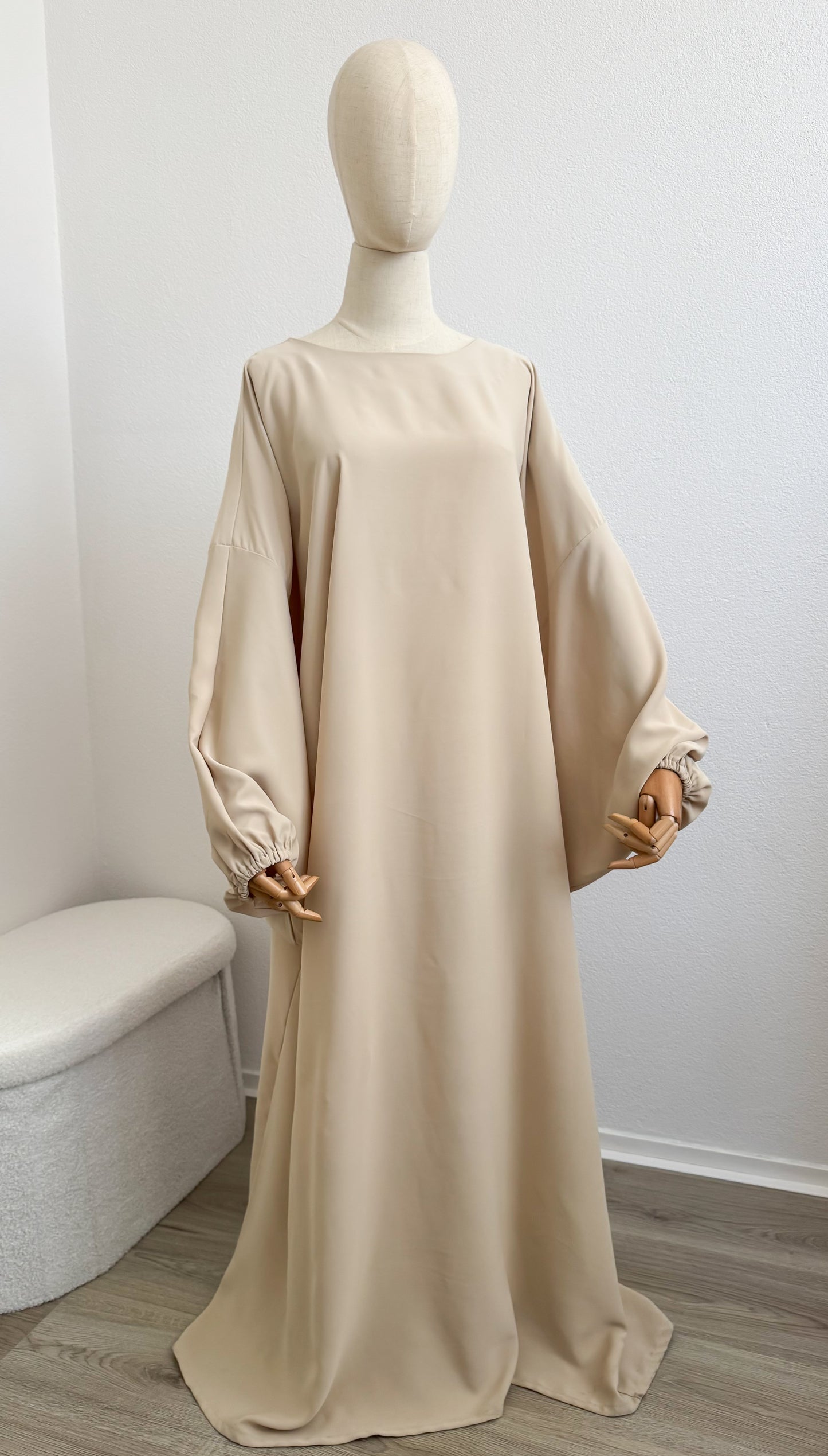 Abaya Min - Cream - Gamila Muslimah