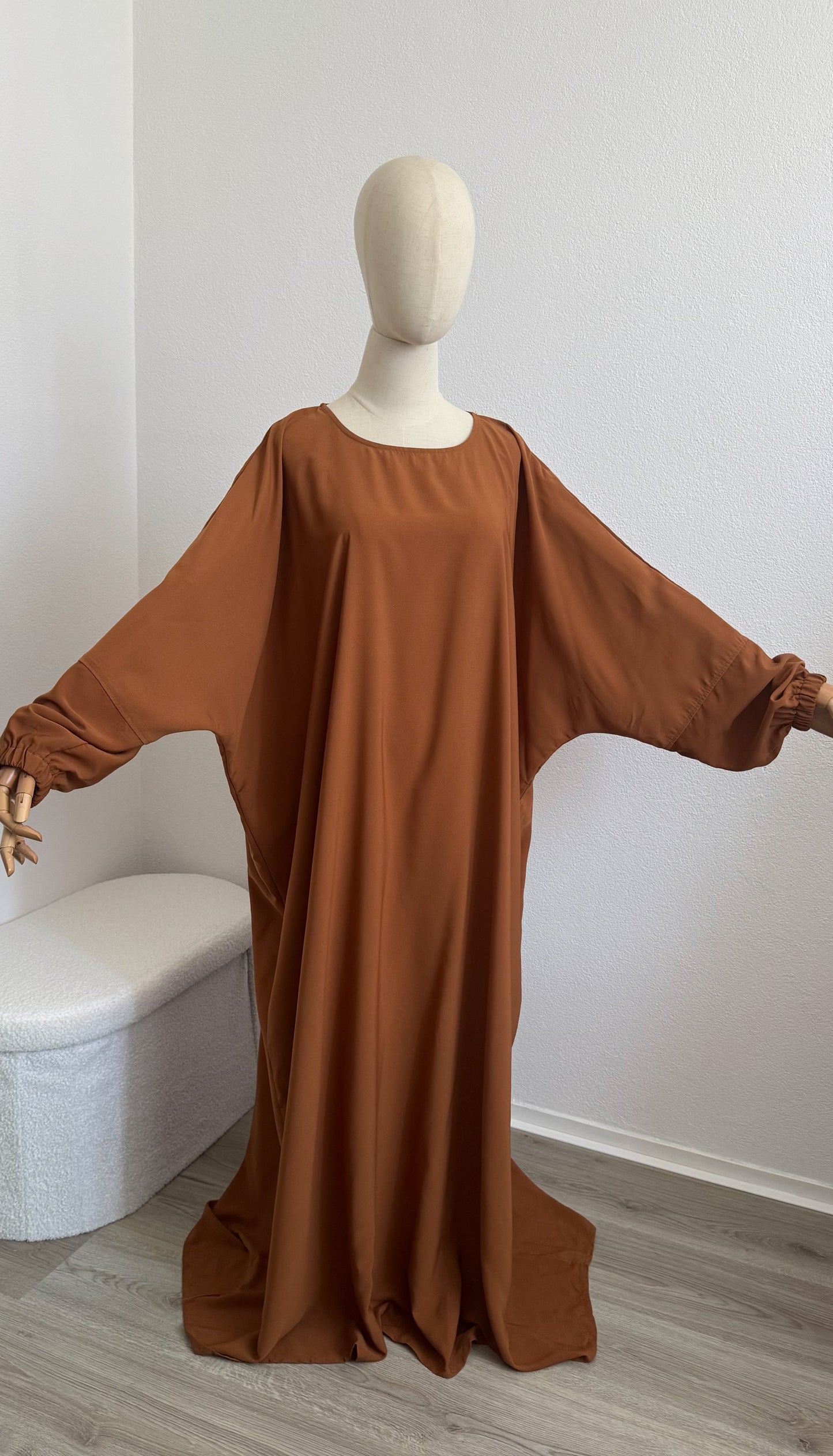 Abaya Papillon - Caramel - Gamila Muslimah