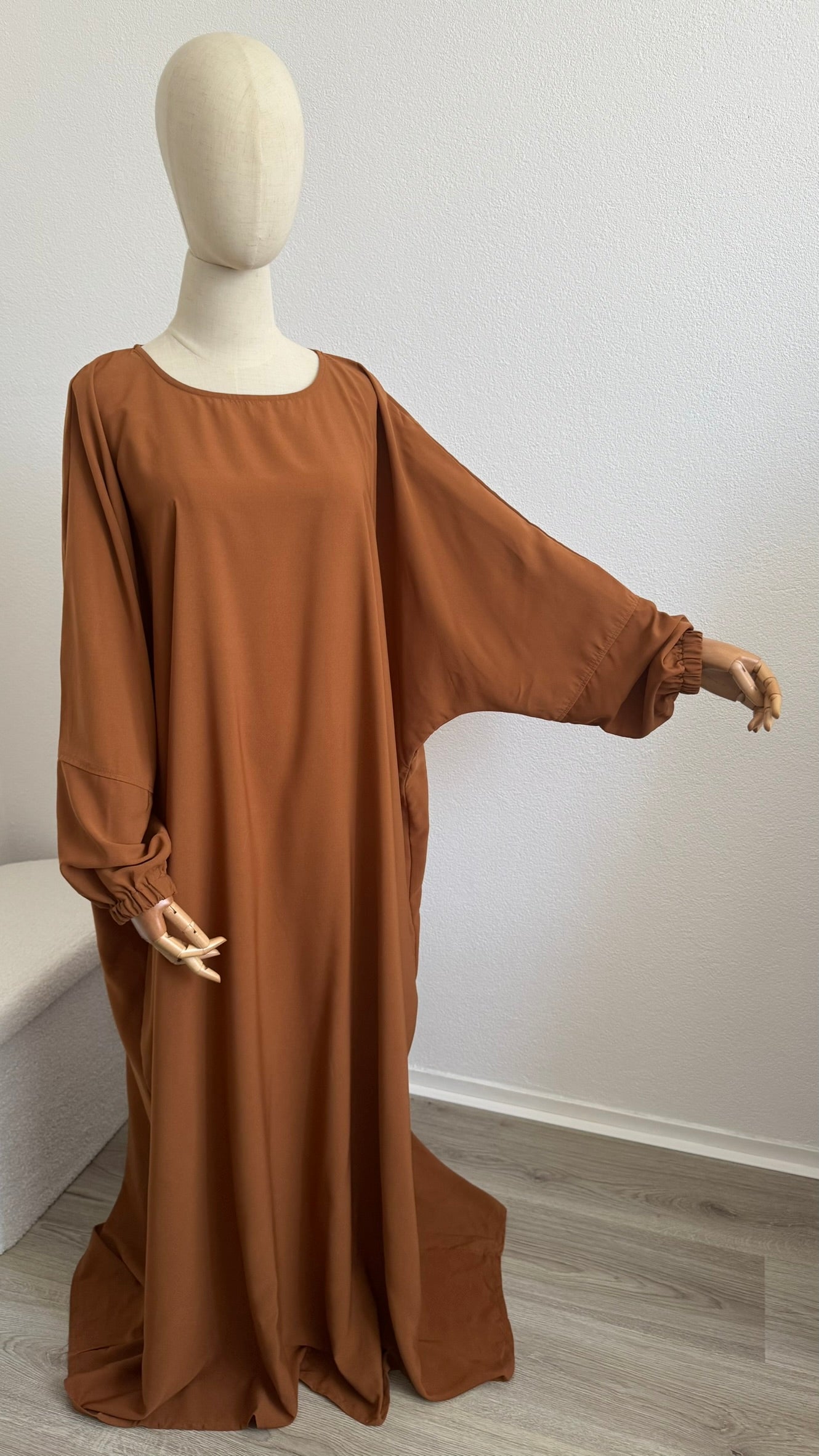 Abaya Papillon - Caramel - Gamila Muslimah