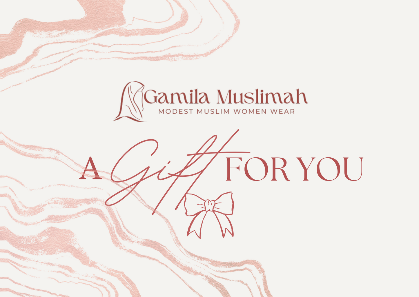 Gamila Muslimah Gift Card - Gamila Muslimah