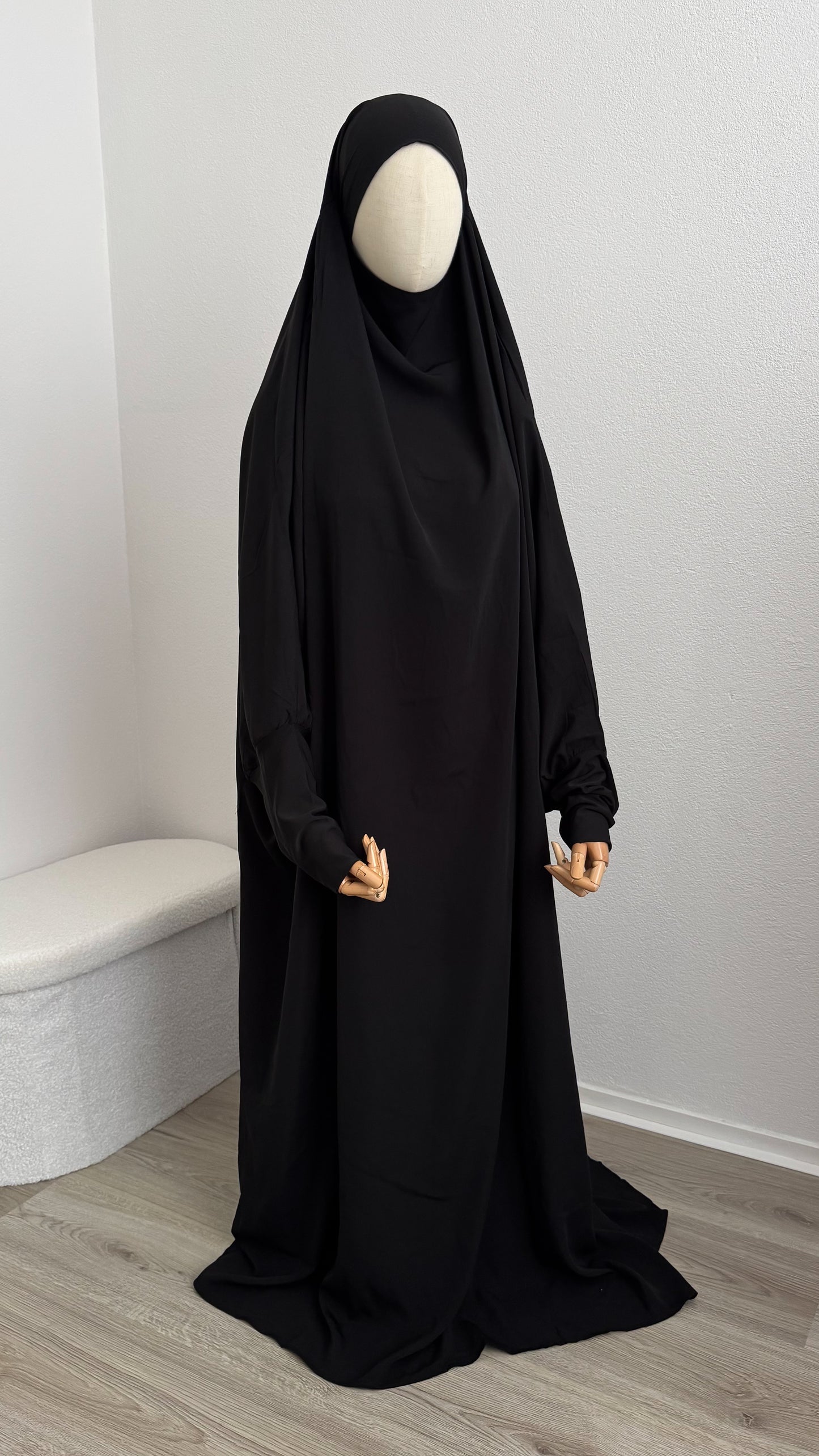 Jilbab Wassila Black - Gamila Muslimah