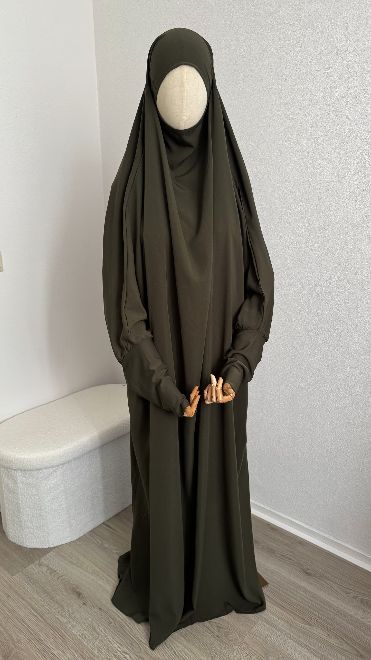 Jilbab Wassila - Khaki - Gamila Muslimah