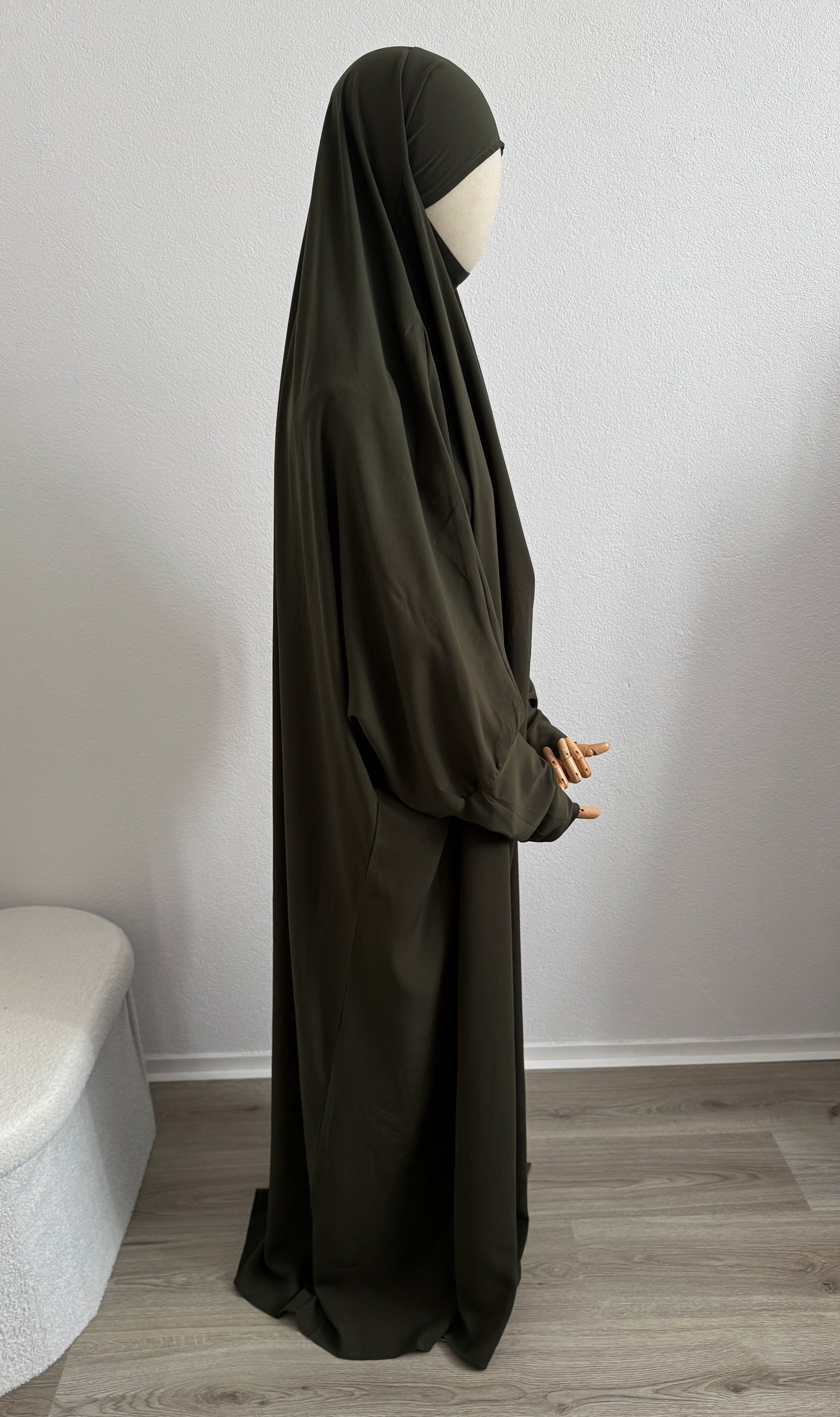 Jilbab Wassila - Khaki - Gamila Muslimah