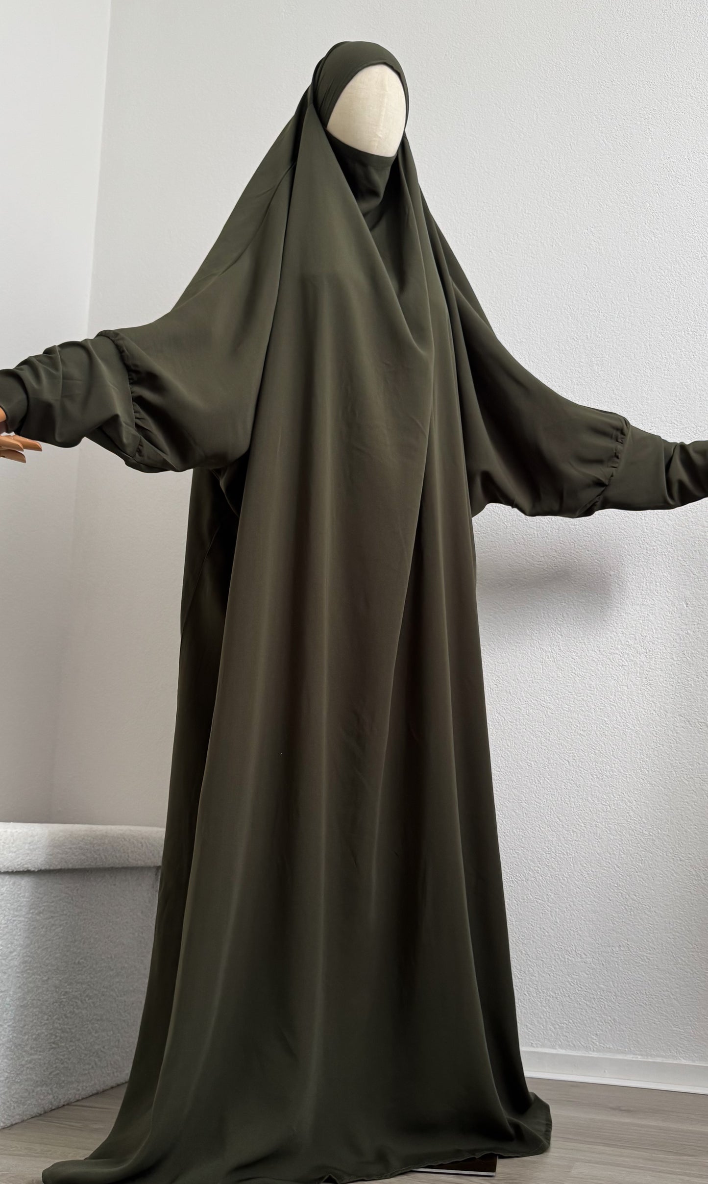 Jilbab Wassila - Khaki - Gamila Muslimah
