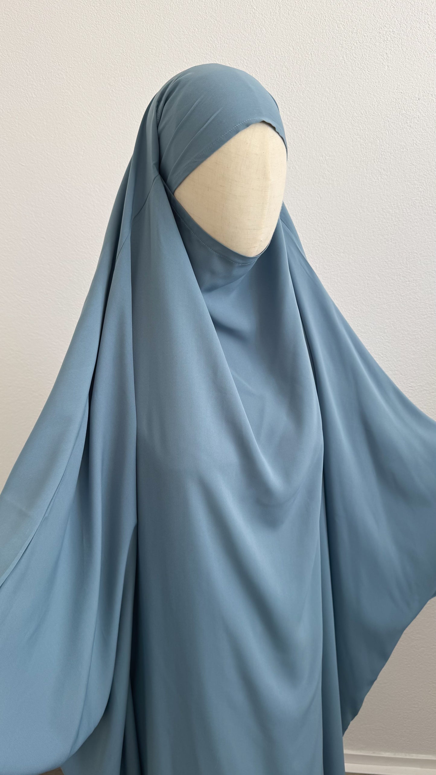 Jilbab Widad Microfibre - Blue Sky - Gamila Muslimah