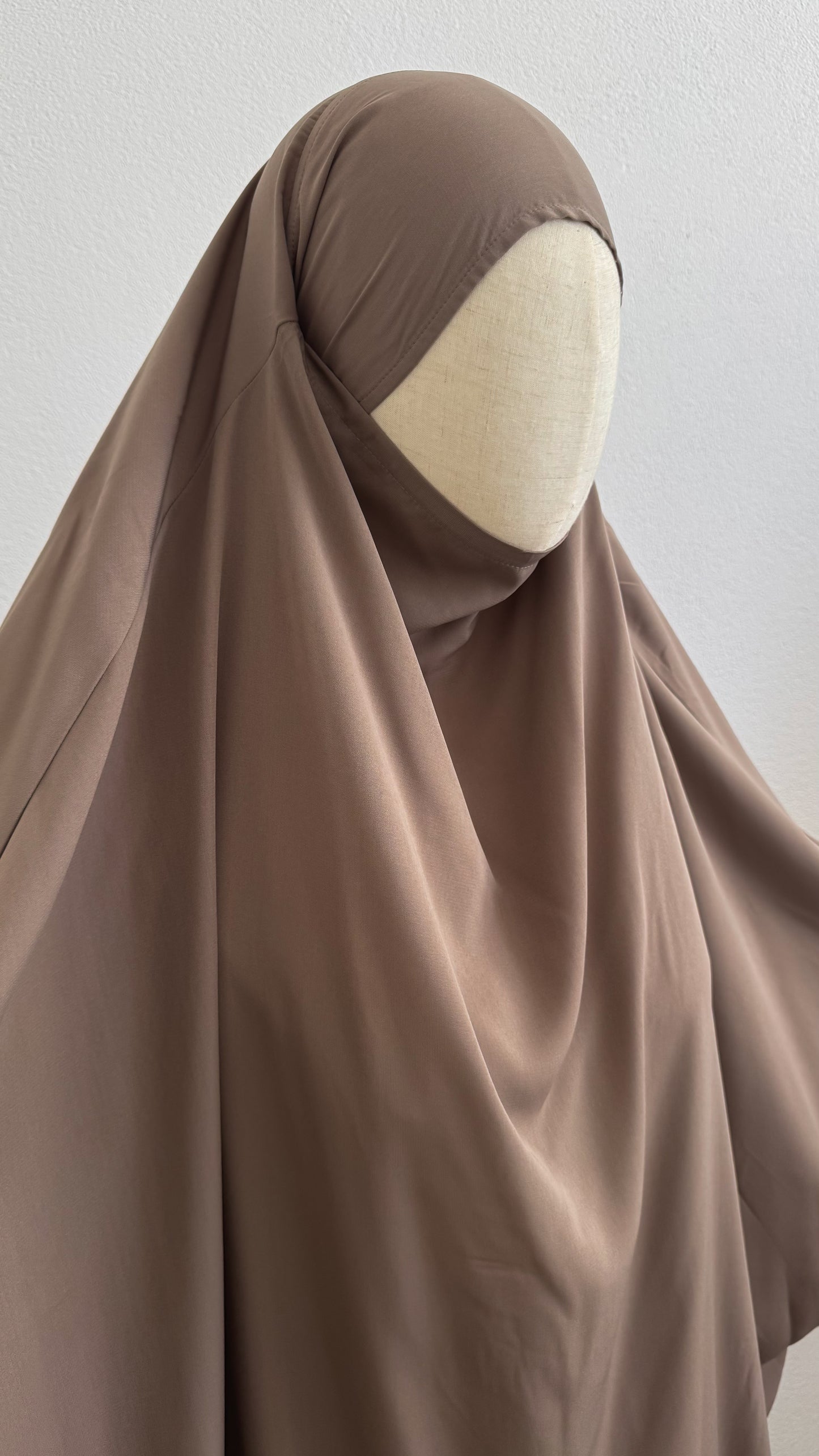 Jilbab Widad Microfibre - Latte - Gamila Muslimah