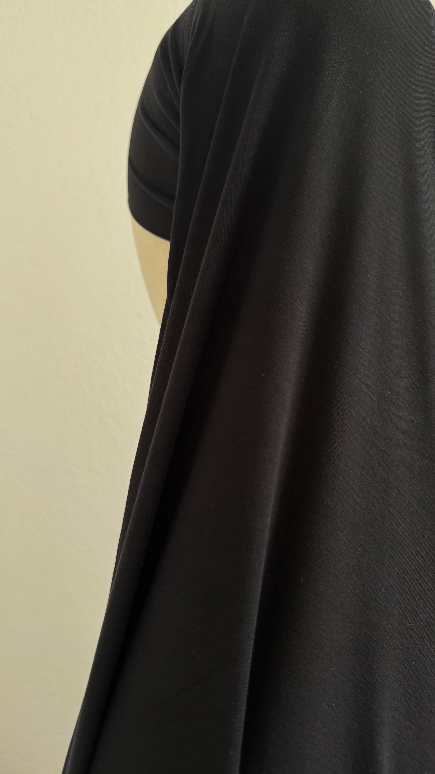 Khimar Jersey Bamboo - Black - Gamila Muslimah
