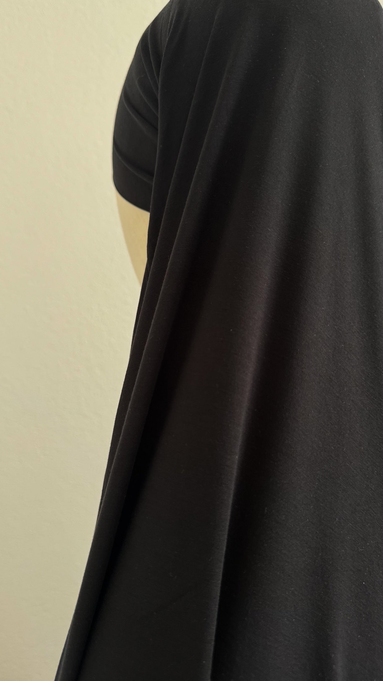Khimar Jersey Bamboo - Black - Gamila Muslimah