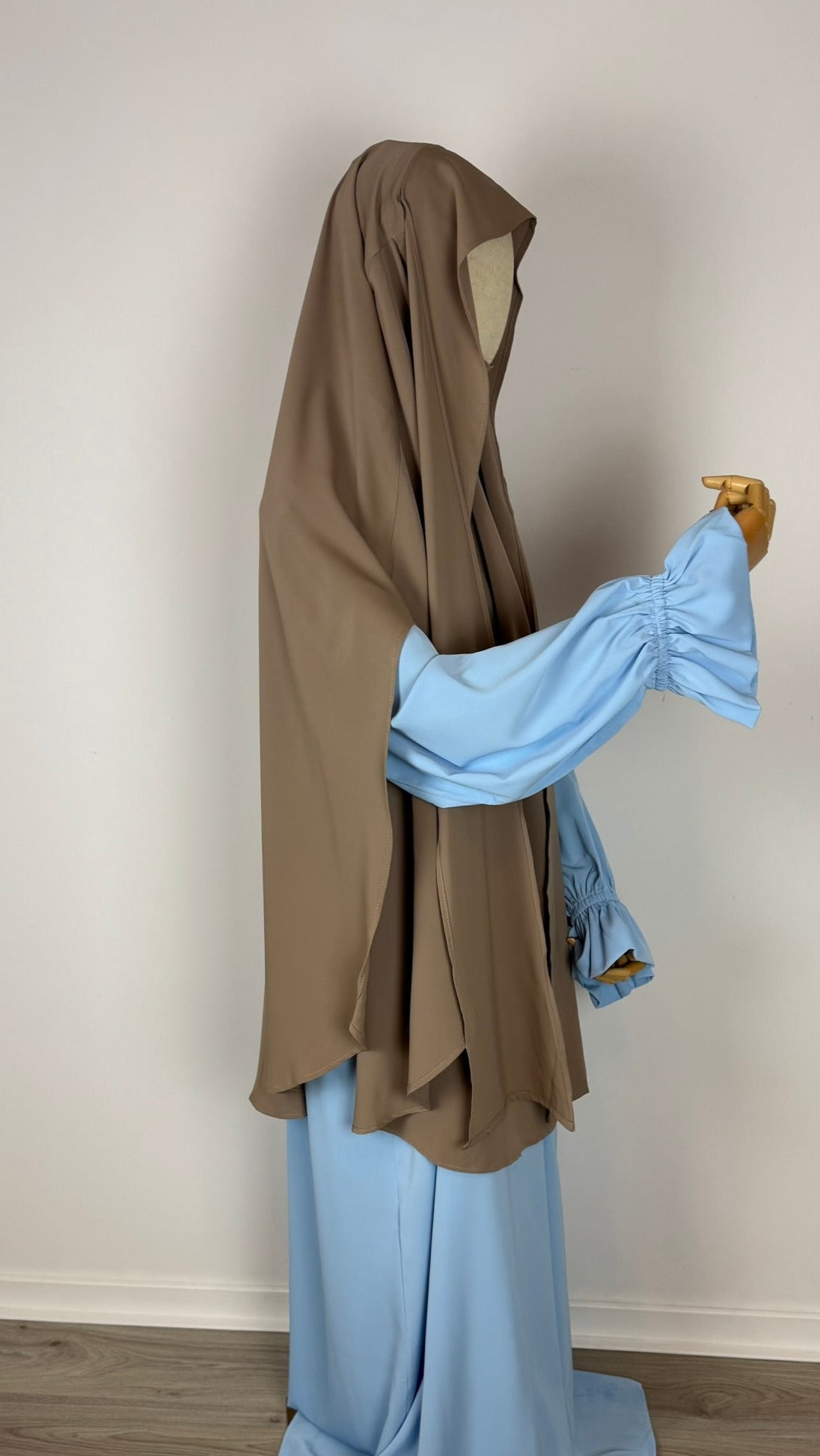 Khimar Saudia - Taupe - Gamila Muslimah