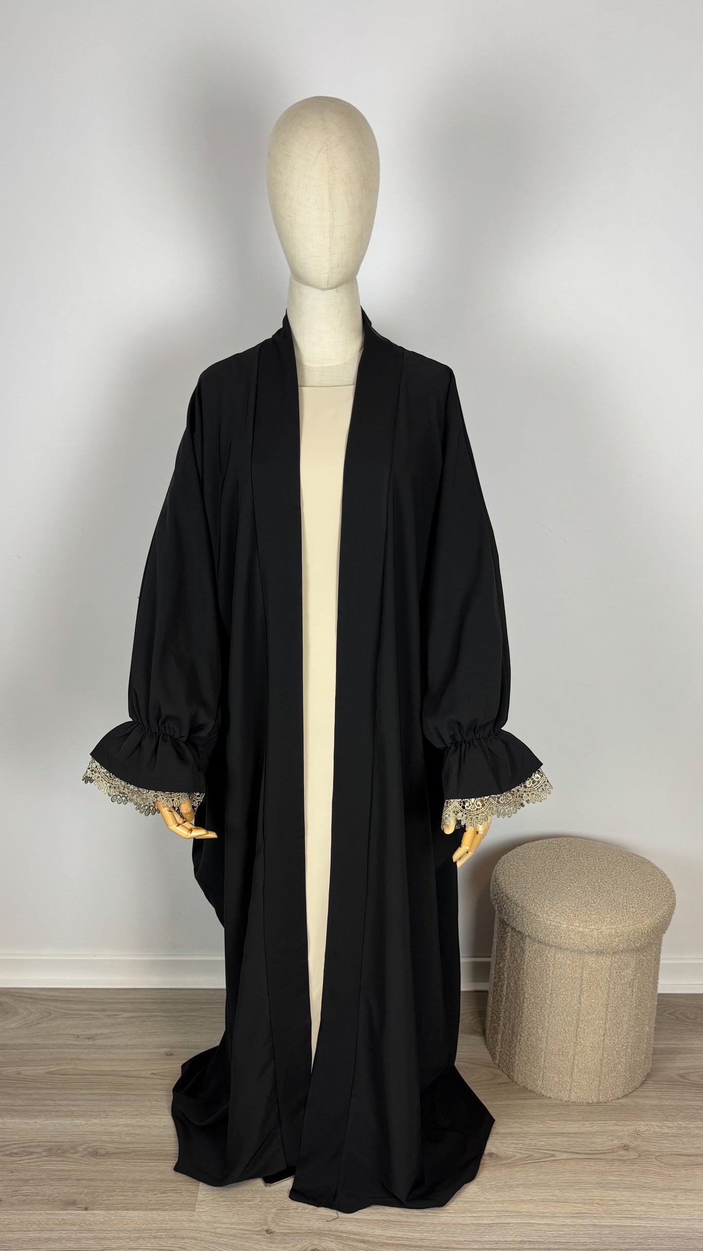 Kimono Hayah - Black - Gamila Muslimah
