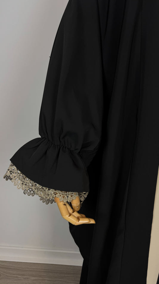 Kimono Hayah - Black - Gamila Muslimah