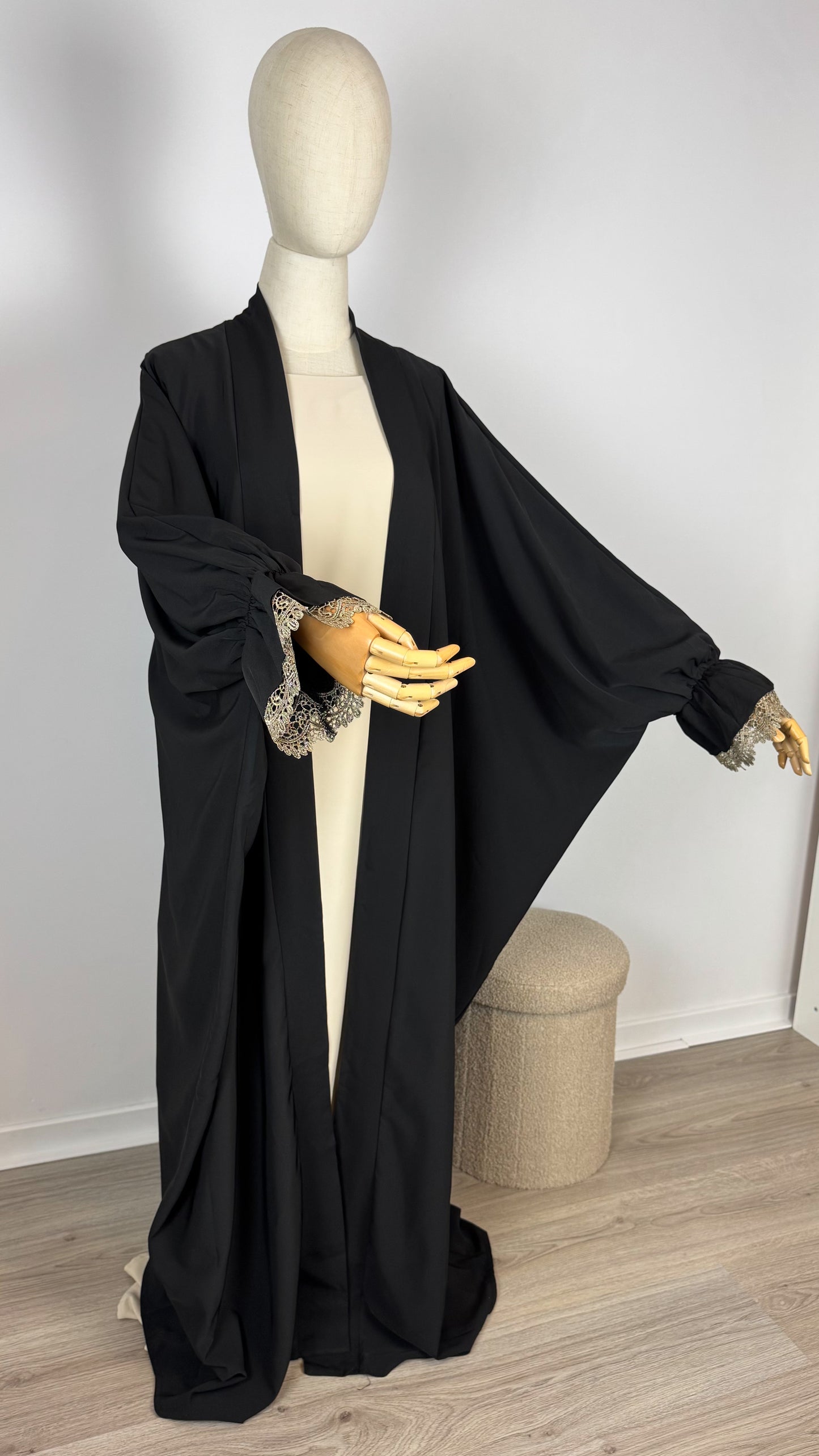 Kimono Hayah - Black - Gamila Muslimah