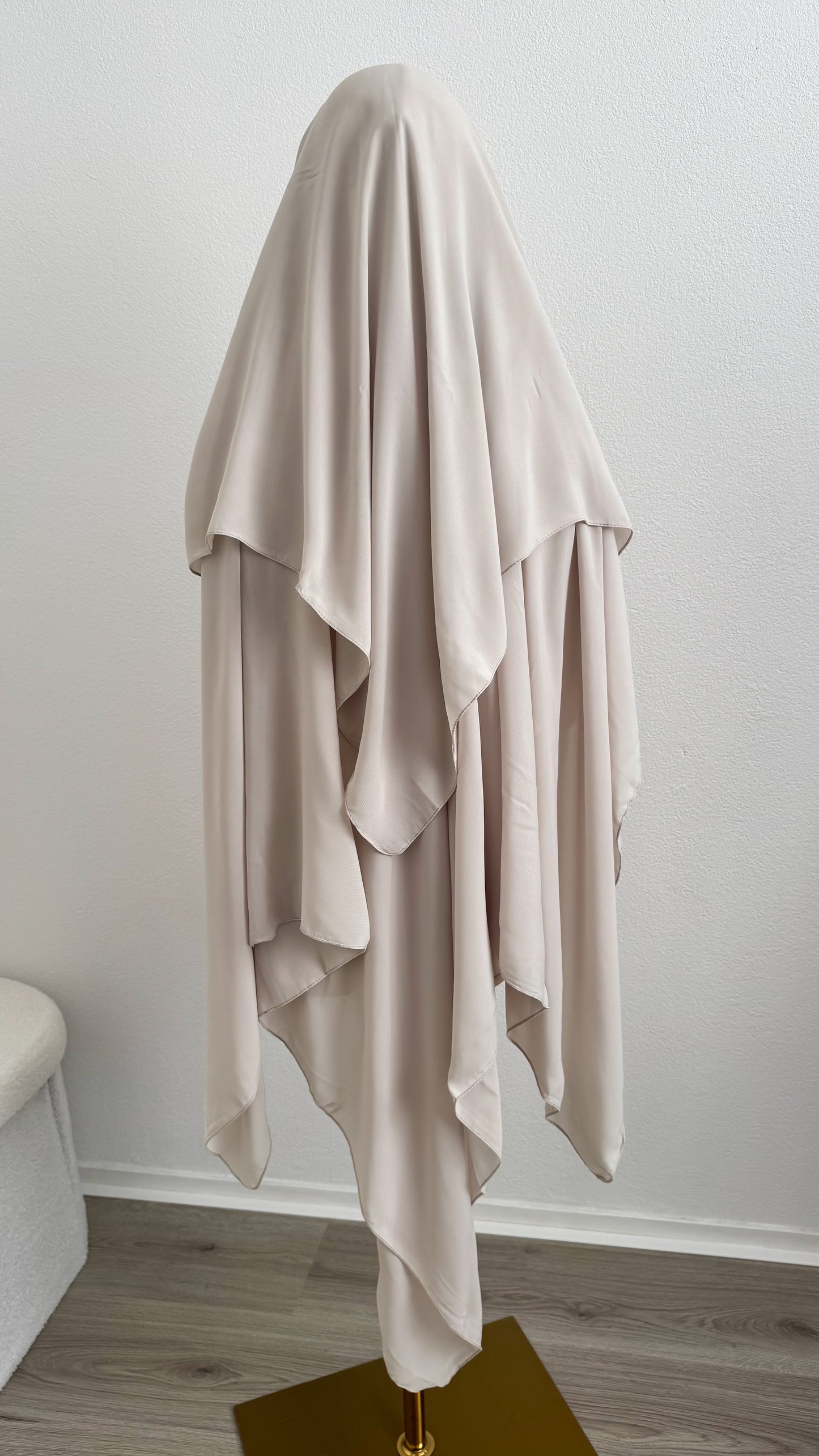 Niqab Aisha- with nose string - Cream - Gamila Muslimah