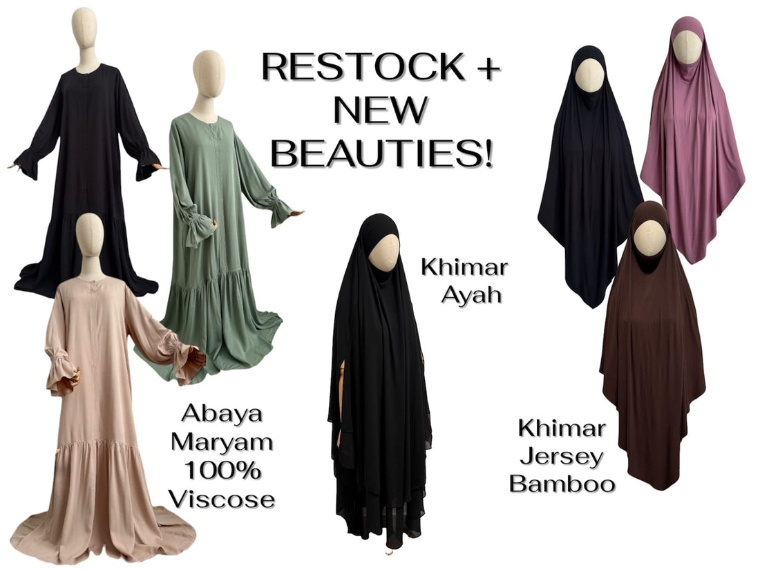 SUMMER HIJAB? ☀️YOUR PERFECT CHOICE ABAYA MARAM AND KHIMAR JERSEY BAMBOO! 