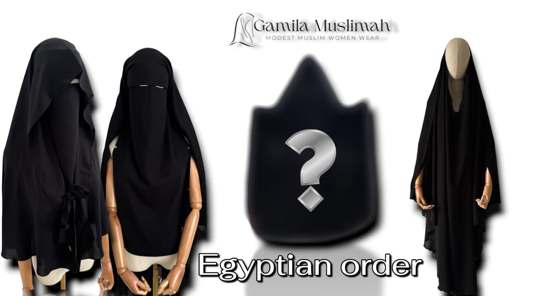 IT IS COMING! EGYPTIAN CAPES AND NIQABS - RESTOCK