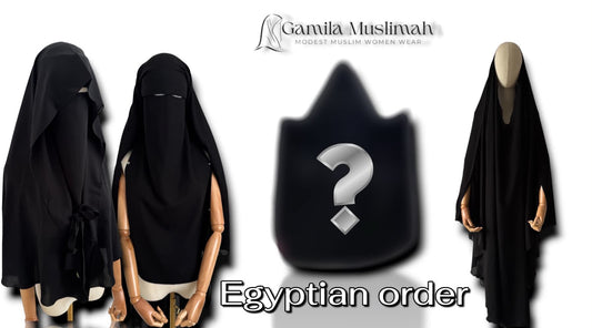 IT IS COMING! EGYPTIAN CAPES AND NIQABS - RESTOCK