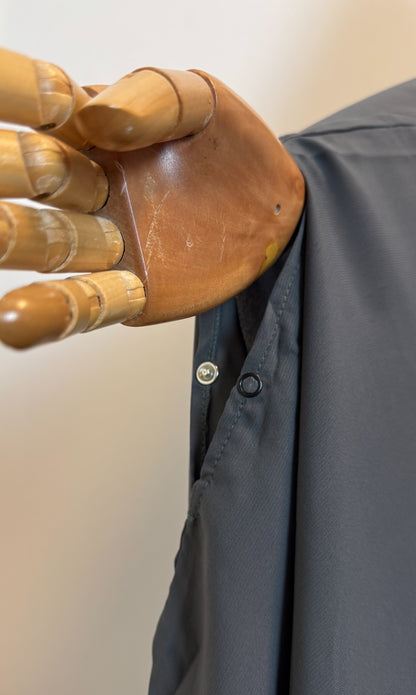 Muslimah Overhead Cape with clips Anthracite Grey + Niqab Nafaq