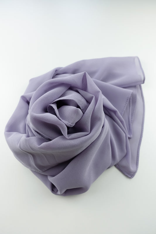Chiffon Headscarf - Lila