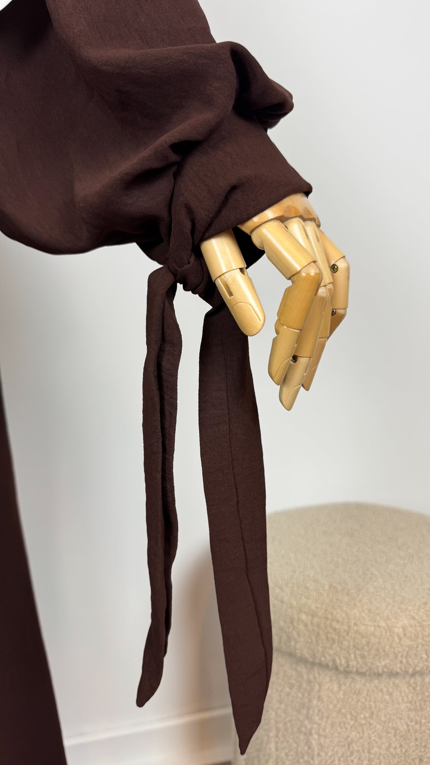 Abaya Hijabsenzo Jazz - Chocolate - Gamila Muslimah