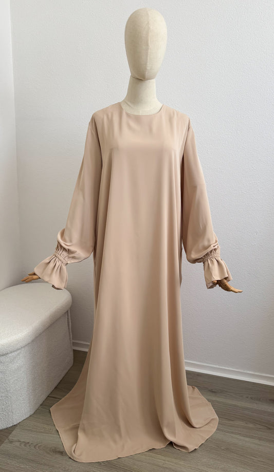 Abaya Maram - Beige - Gamila Muslimah
