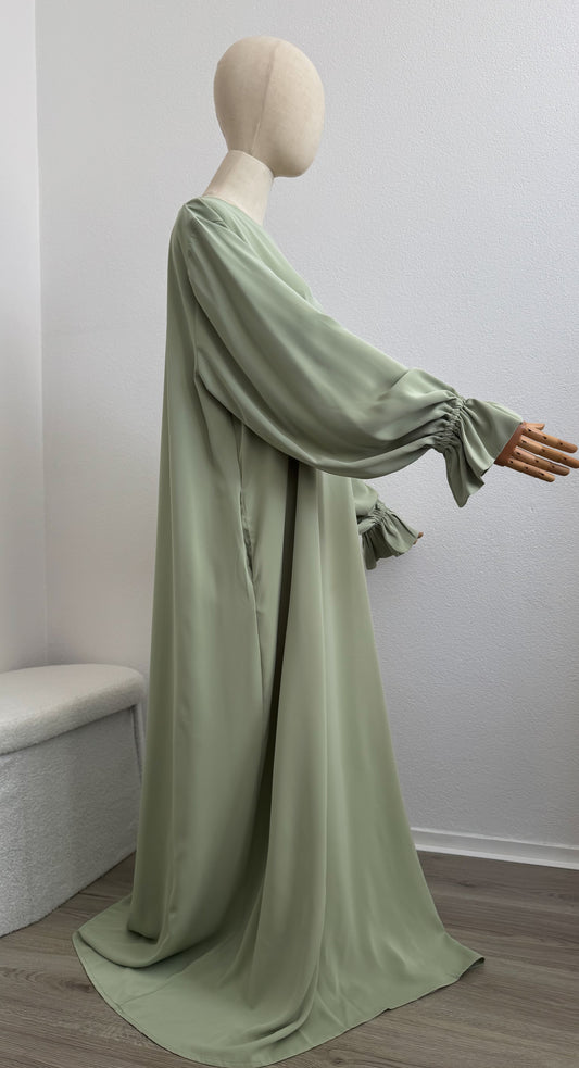 Abaya Maram - Pistachio - Gamila Muslimah