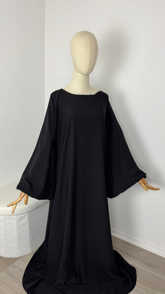 Abaya Min - Black - Gamila Muslimah
