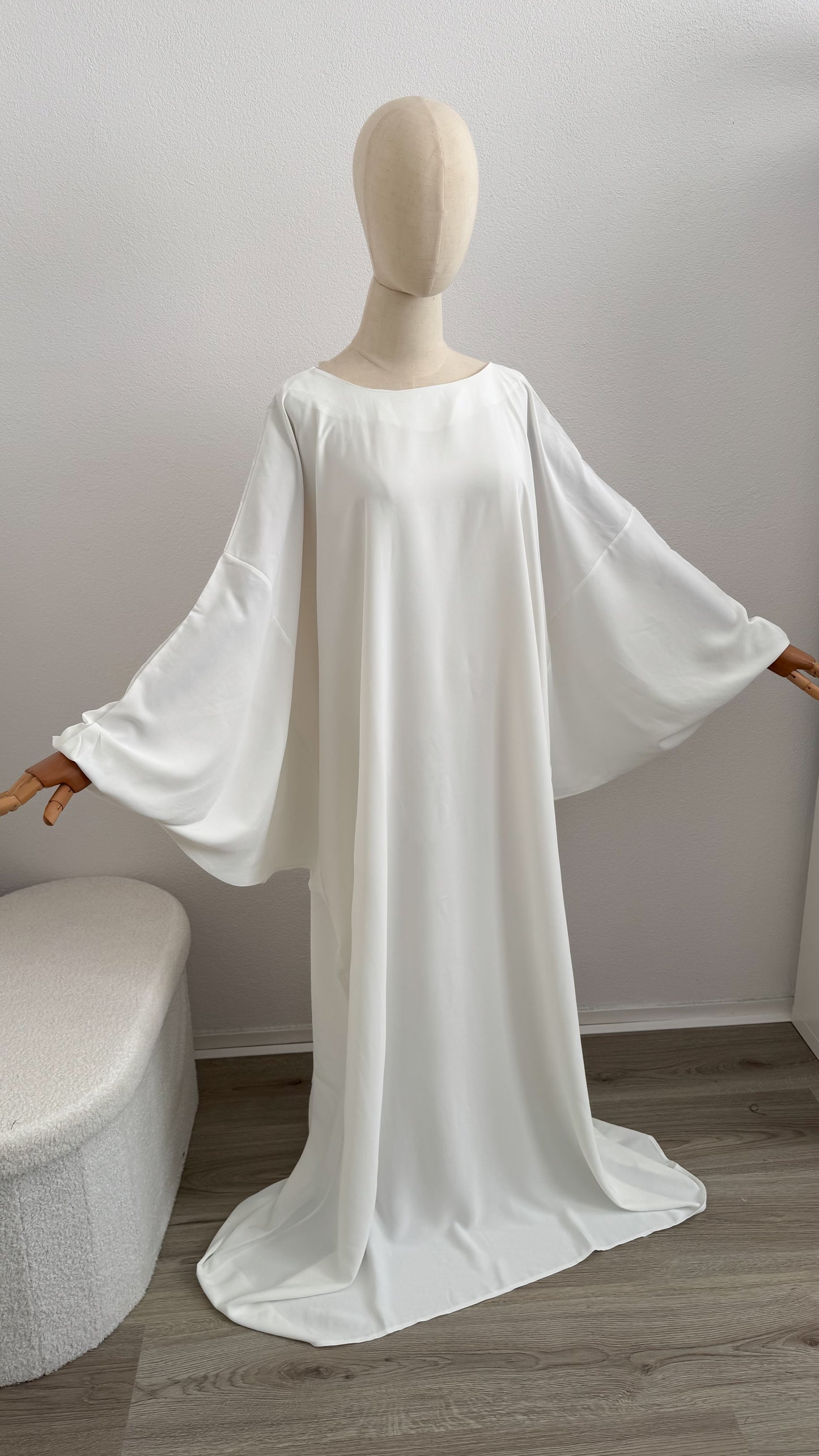Abaya Min - Off white - Gamila Muslimah