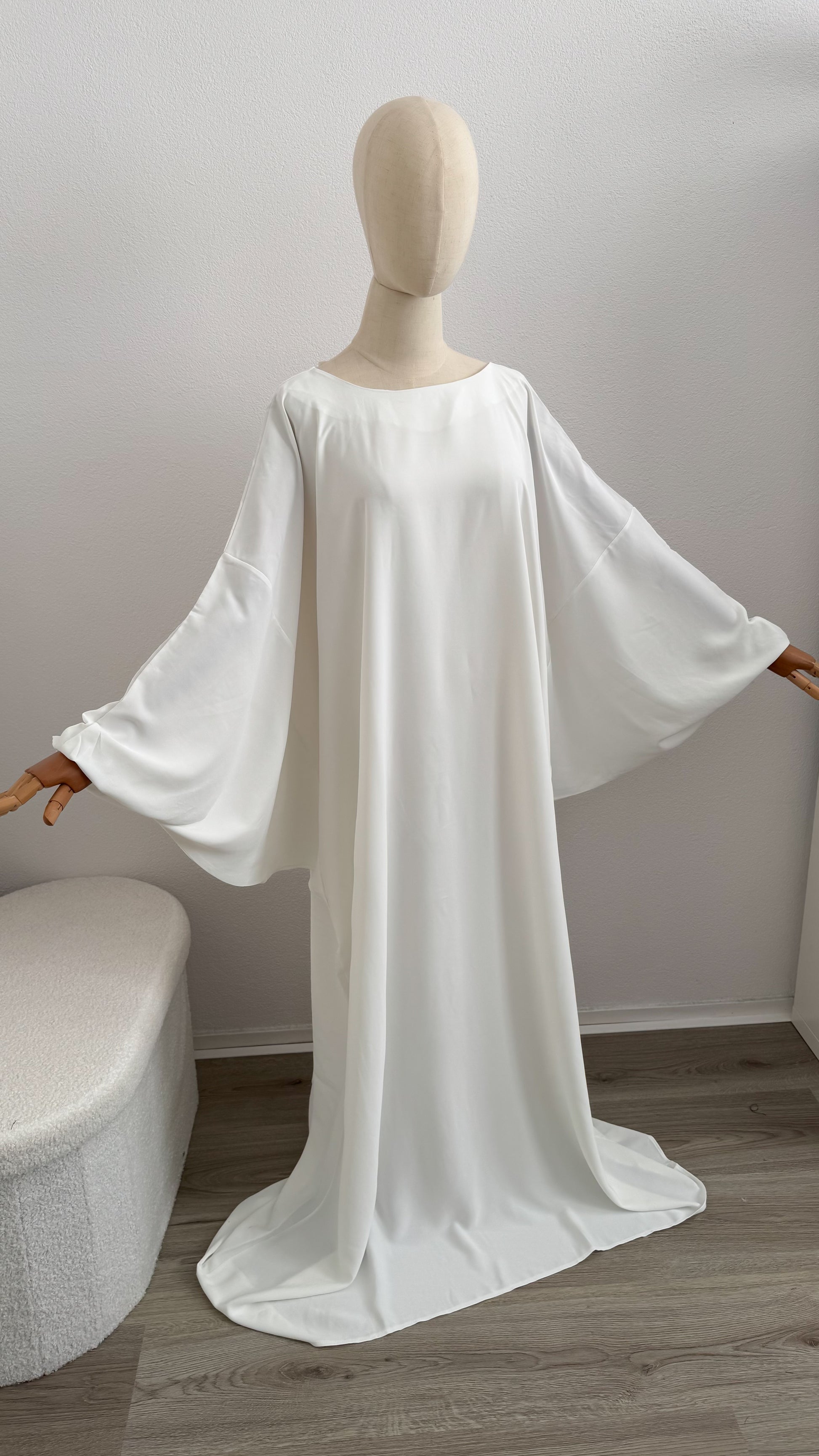 Abaya Min - Off white - Gamila Muslimah
