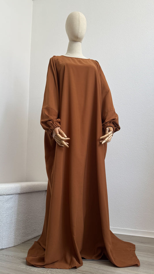 Abaya Papillon - Caramel - Gamila Muslimah