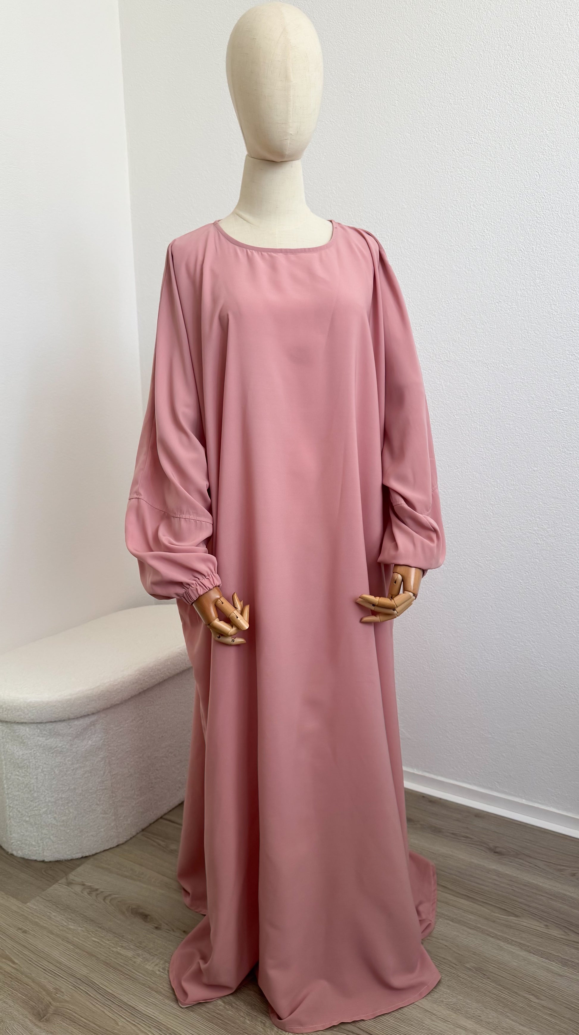 Abaya Papillon - Pink - Gamila Muslimah