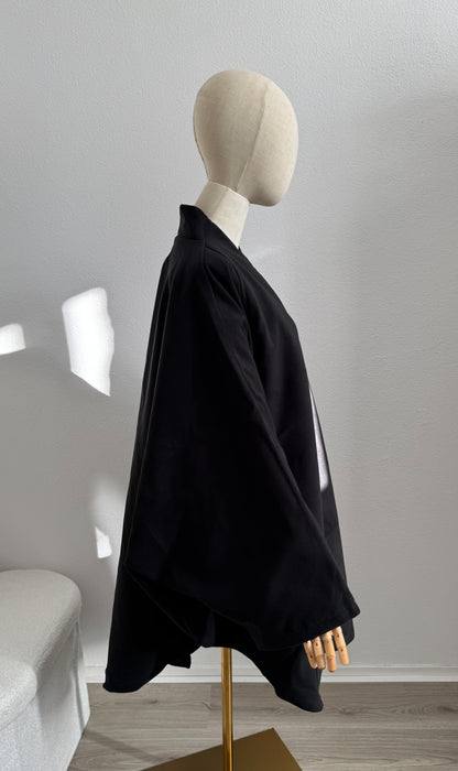 Cardigan - Cape Farasha - Black - Gamila Muslimah