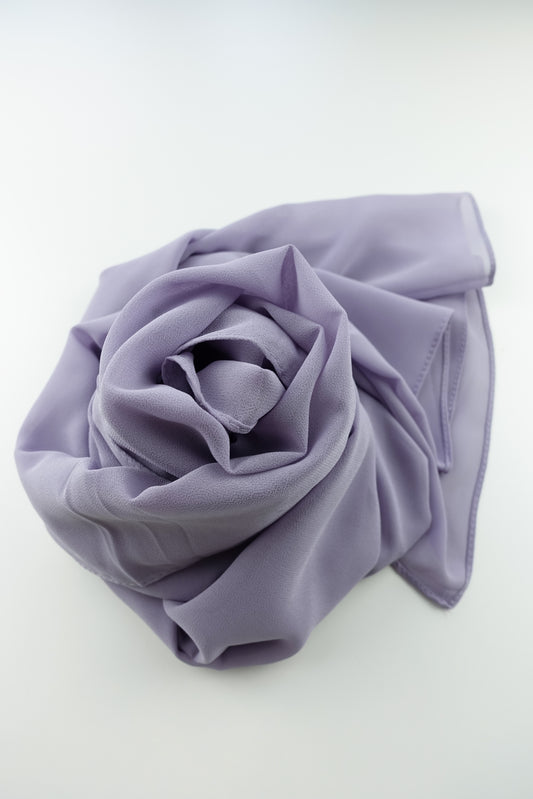 Chiffon Headscarf - Lila - Gamila Muslimah