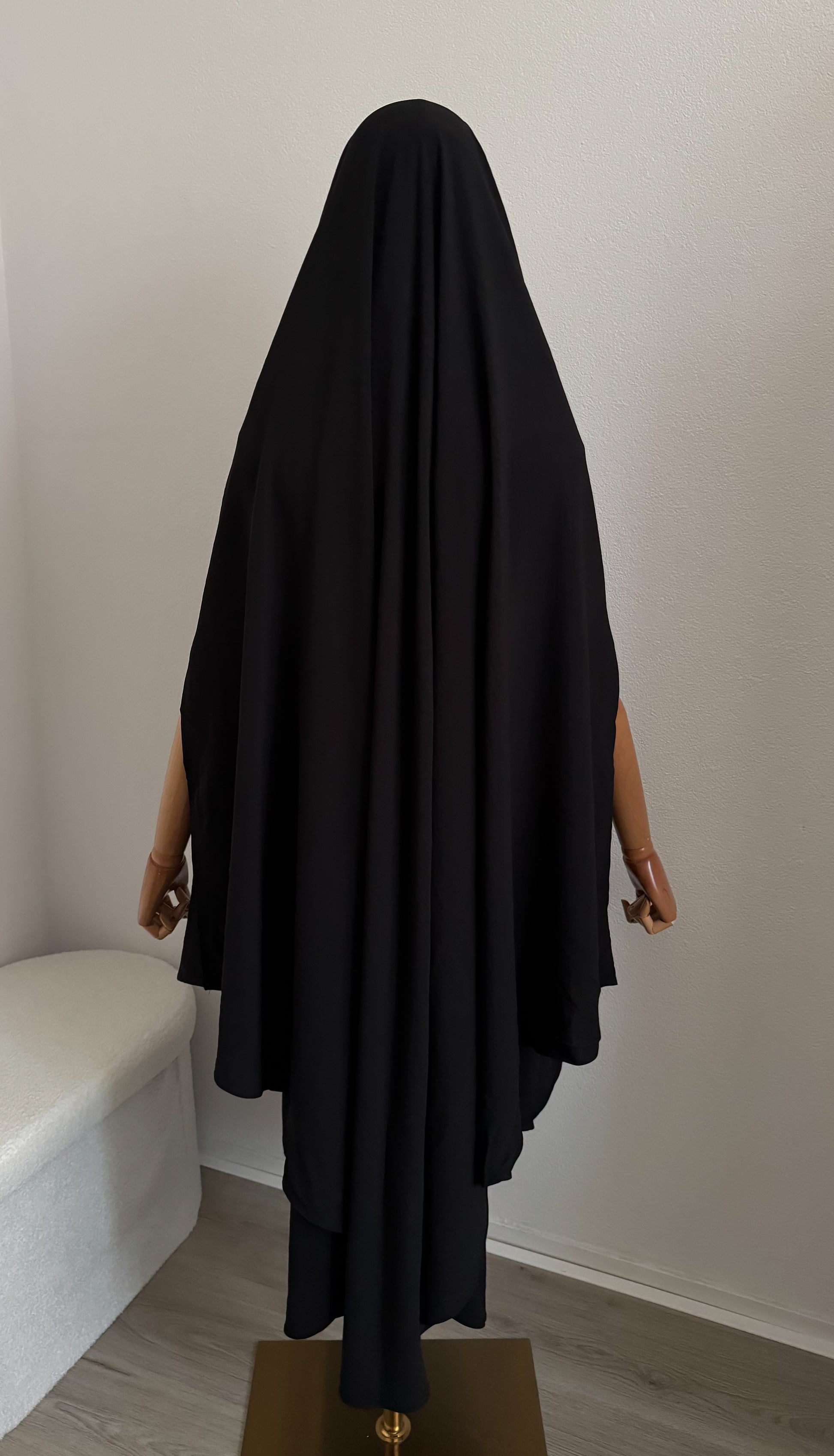 Extra Large Khimar Jazz - Black - Gamila Muslimah