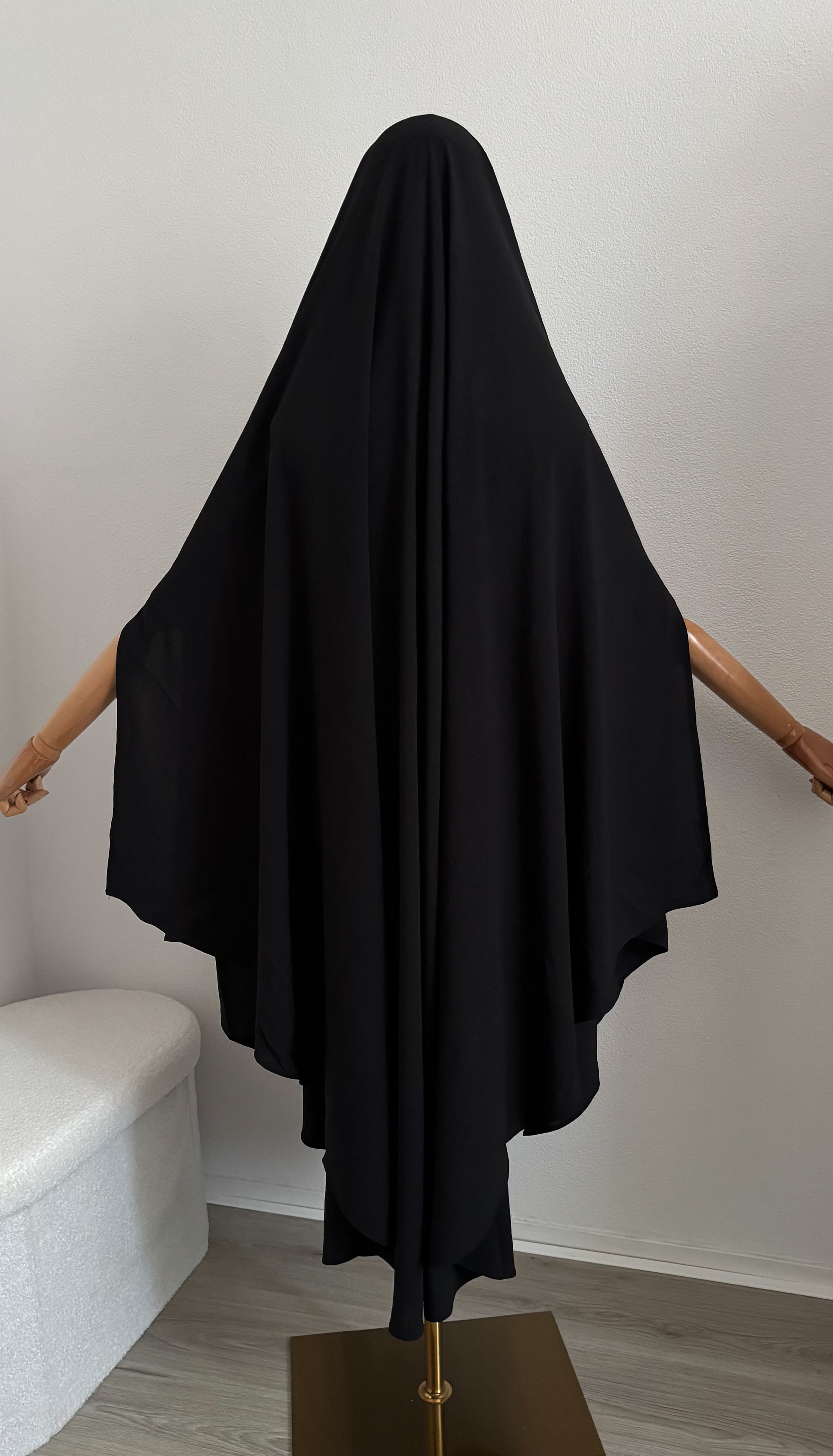Extra Large Khimar Jazz - Black - Gamila Muslimah