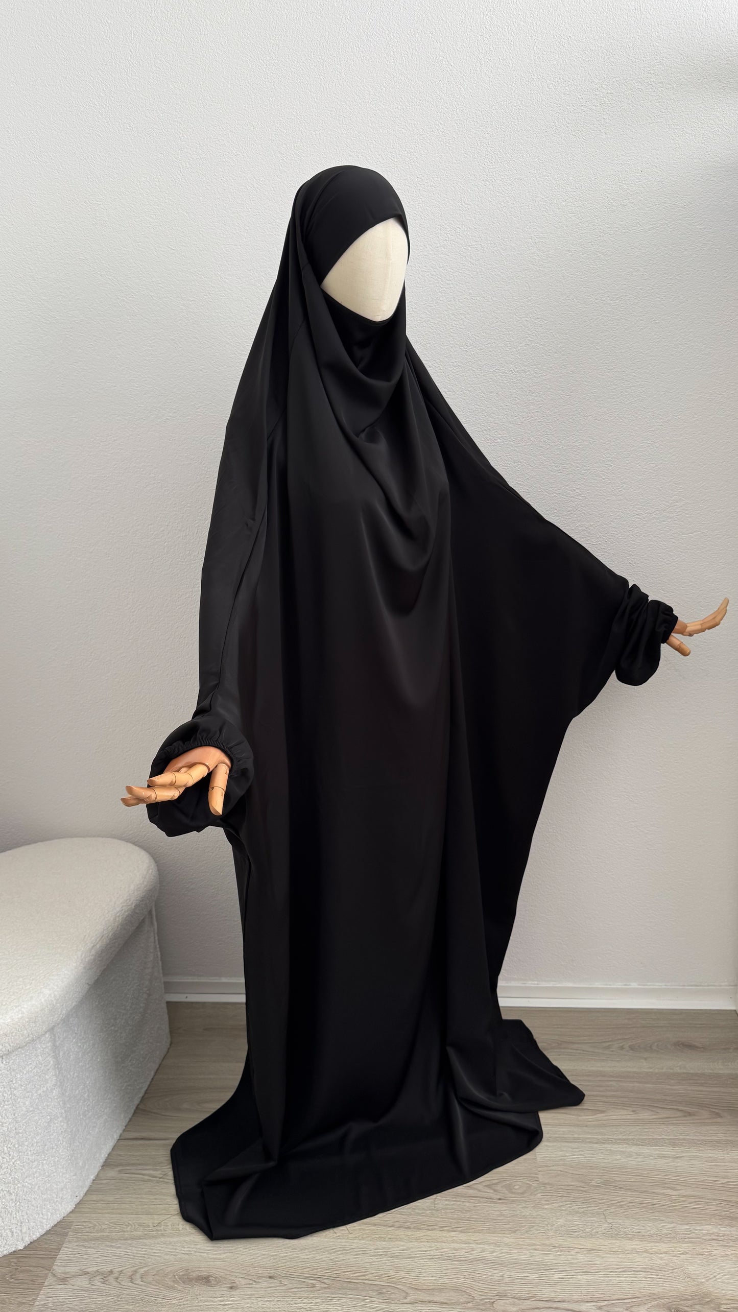Jilbab Basma - Medina Silk - Black