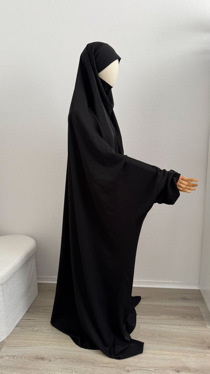 Jilbab Basma - Medina Silk - Black
