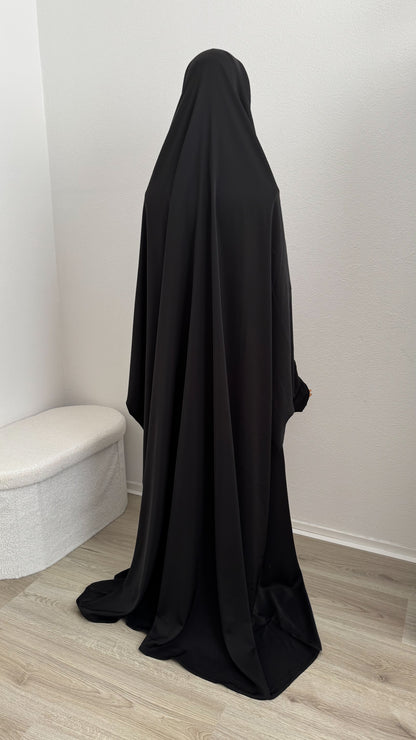 Jilbab Basma - Medina Silk - Black