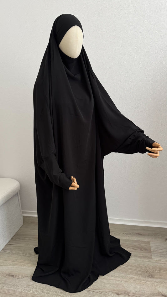Jilbab Wassila Black - Gamila Muslimah