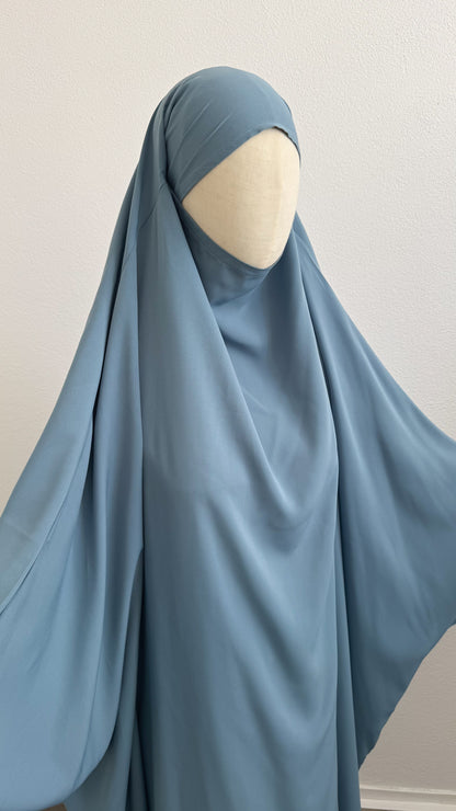 Jilbab Widad Microfibre - Blue Sky - Gamila Muslimah