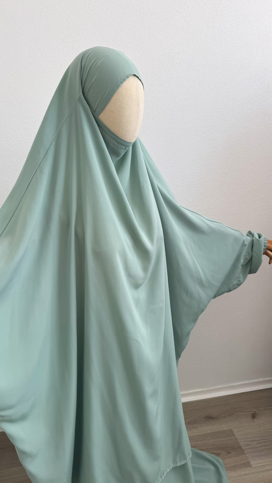 Jilbab Widad Microfibre - Mint - Gamila Muslimah