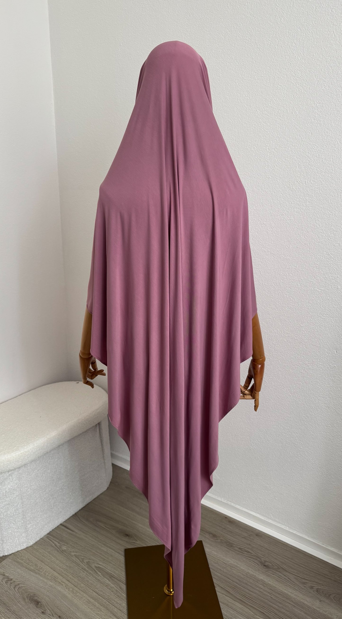 Khimar Jersey Bamboo - Rose Pink - Gamila Muslimah