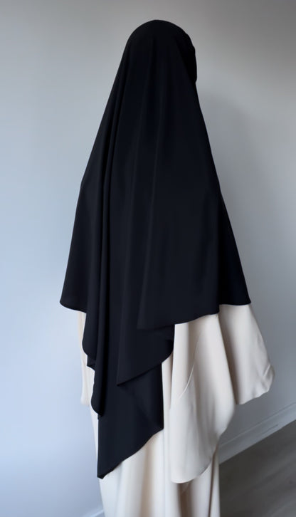 Khimar Mayssa - Black - Gamila Muslimah
