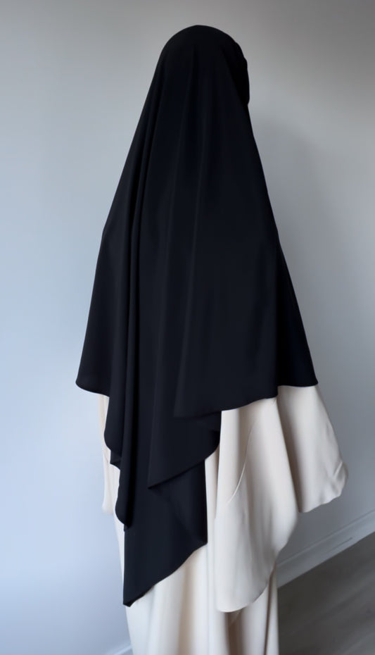 Khimar Mayssa - Black - Gamila Muslimah