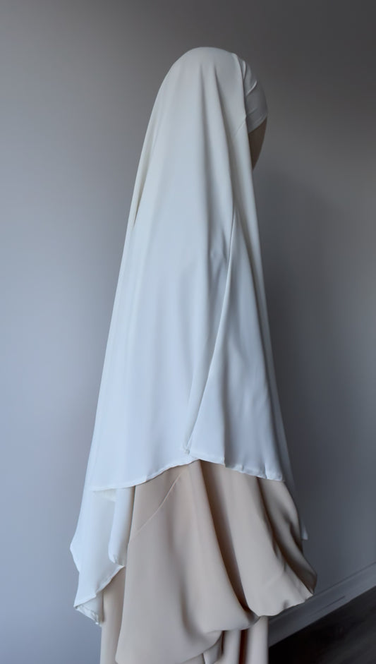 Khimar Mayssa - Off White - Gamila Muslimah