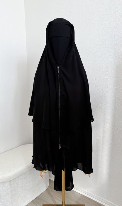 Maxi Zaynab Niqab with zipper - Gamila Muslimah