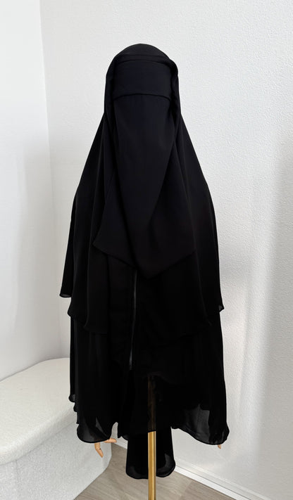 Maxi Zaynab Niqab with zipper - Gamila Muslimah