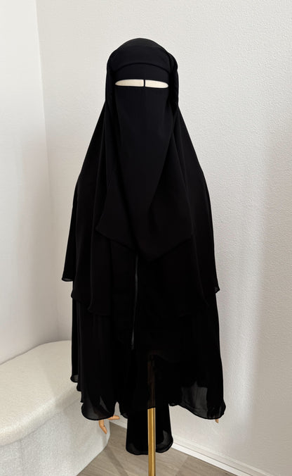 Maxi Zaynab Niqab with zipper - Gamila Muslimah