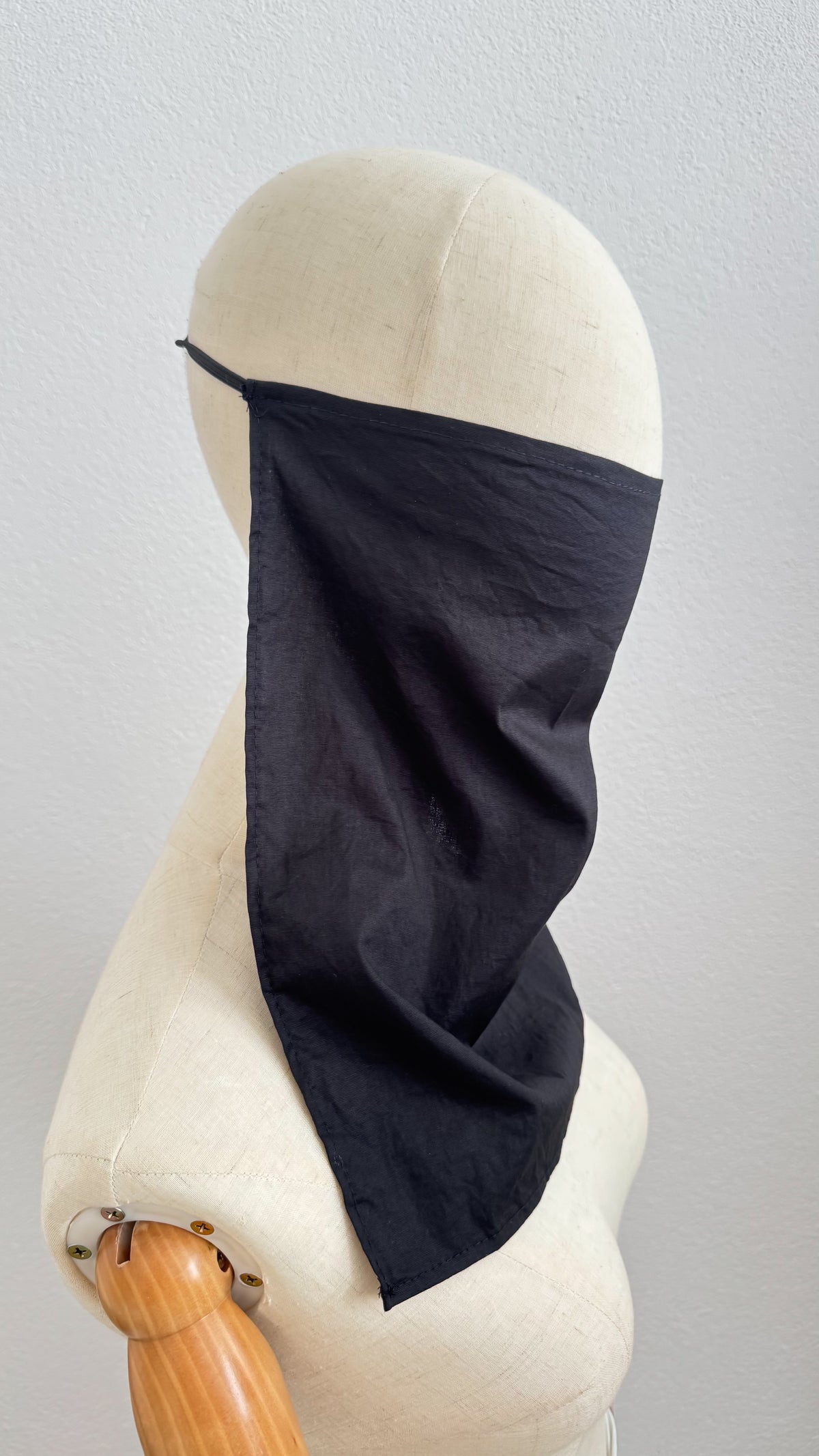 Natural Fabric - Niqab 2 pieces - Cotton - Black - Gamila Muslimah